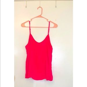 Neon pink Forever21 tank top